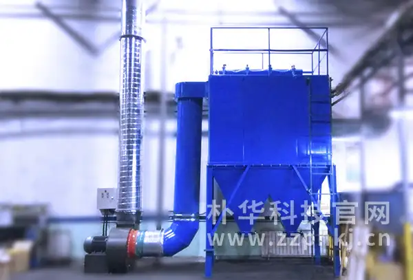 郑州汽车配件加工车间除尘器安装完成