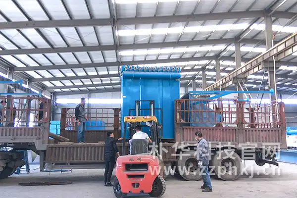 荥阳某建材厂老客户布袋除尘器发货