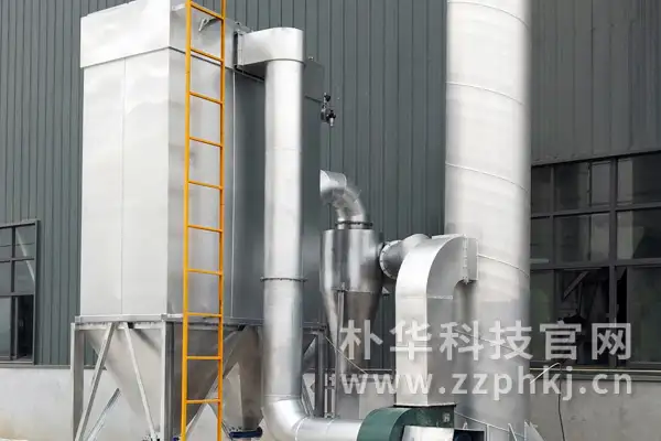 焦作冶炼炉高温除尘器安装完成