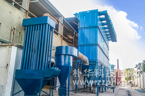 案例：高效脉冲布袋除尘器设备安装在客户厂区