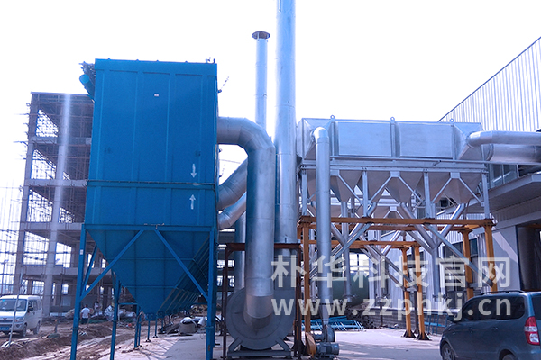 案例：高效脉冲<a href='https://www.zzphkj.cn/fczl/39.html' target='_blank'><u>袋式除尘器</u></a>设备安装在客户厂区