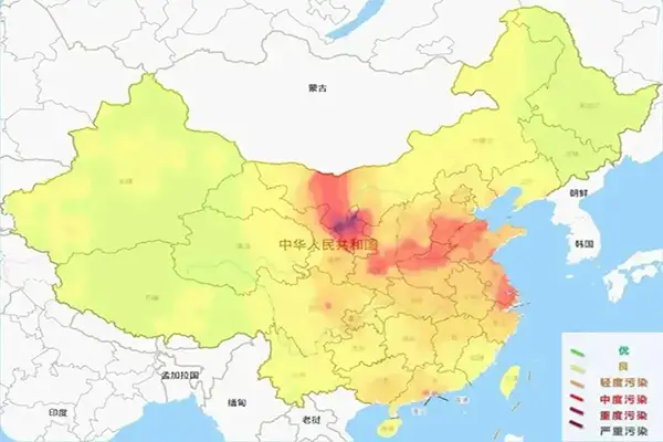 我国大面积地区迎来臭氧污染