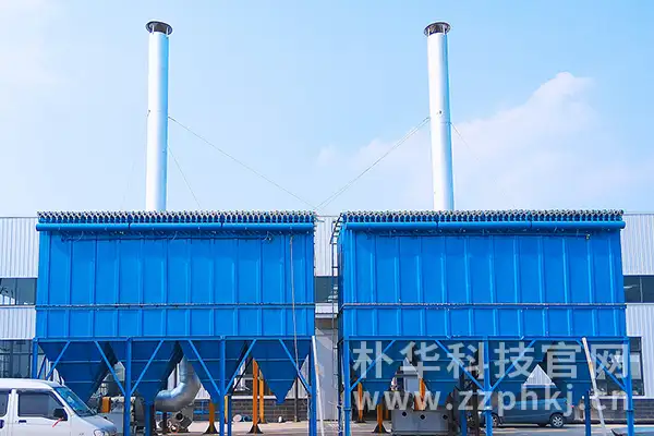 河南新乡建材厂用脉冲布袋除尘器项目