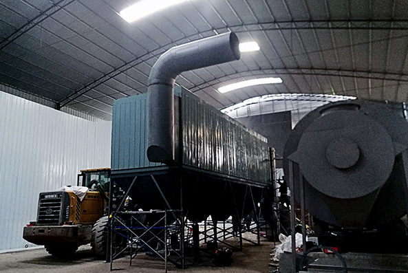 耐高温布袋除尘器在工业现场运行实景